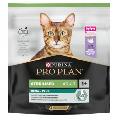 PURINA Pro Plan Sterilised Renal Turkey - suché krmivo pro kočky - 400g