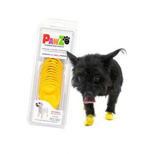 Ochranná botička Pawz kaučuk XXS žltá 12ks Ochranná botička Pawz kaučuk XXS žltá 12ks