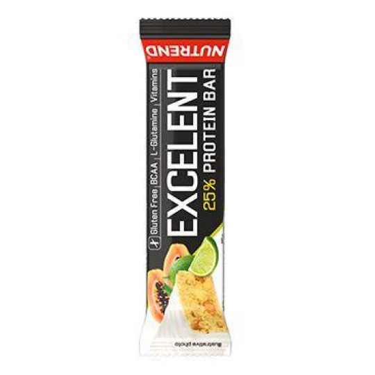 Nutrend Excelent Protein Bar limetka+papája 85g Nutrend Excelent Protein Bar limetka+papája 85g