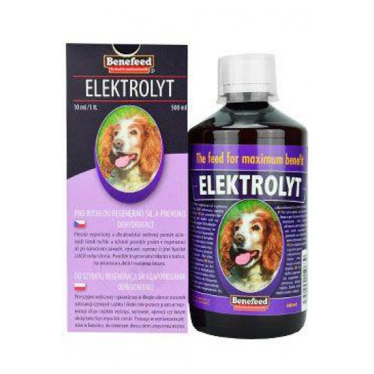 Elektrolyt pre psy 500ml Elektrolyt pre psy 500ml