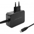 Qoltec 52385 Nabíječka GaN POWER PRO | 1xUSB-C | 45W | 5-20V | 2,25-3A | Černá