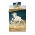 Ložní prádlo pro mládež HORSES WHITE HORSE 140x200cm + polštář 70x90cm