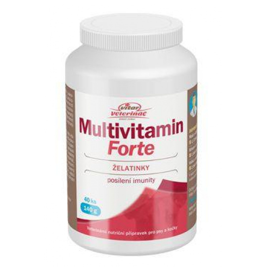 VITAR Veterinae Multivitamín Forte 40ks želé